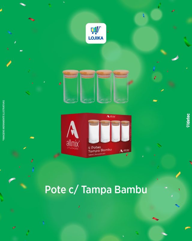 🌿✨ Pote com Tampa Bambu – Beleza e Organização Para Seu Dia a Dia! ✨🌿
Que tal uma cozinha mais organizada e elegante? 💚 O Kit com 04 Potes de Borossilicato com Tampa de Bambu combina praticidade e design sofisticado, perfeito para armazenar temperos, grãos, ervas e muito mais!
🛍 Por que você vai amar esse kit?
✔ Material resistente e seguro para uso diário.
✔ Tampa de bambu com fechamento hermético.
✔ Ideal para cozinha, despensa ou até organização de pequenos objetos.
✔ Design clean e moderno, trazendo mais charme ao ambiente!
🌟 Transforme sua cozinha com organização e estilo!
🛒 Lojika Botucatu
⏰ Loja aberta diariamente das 9h às 22h.
📍 R. Amando de Barros, 1105 - Centro, Botucatu - SP, 18600-050
#Lojika #LojikaBotucatu #OrganizaçãoComEstilo #PotesHerméticos