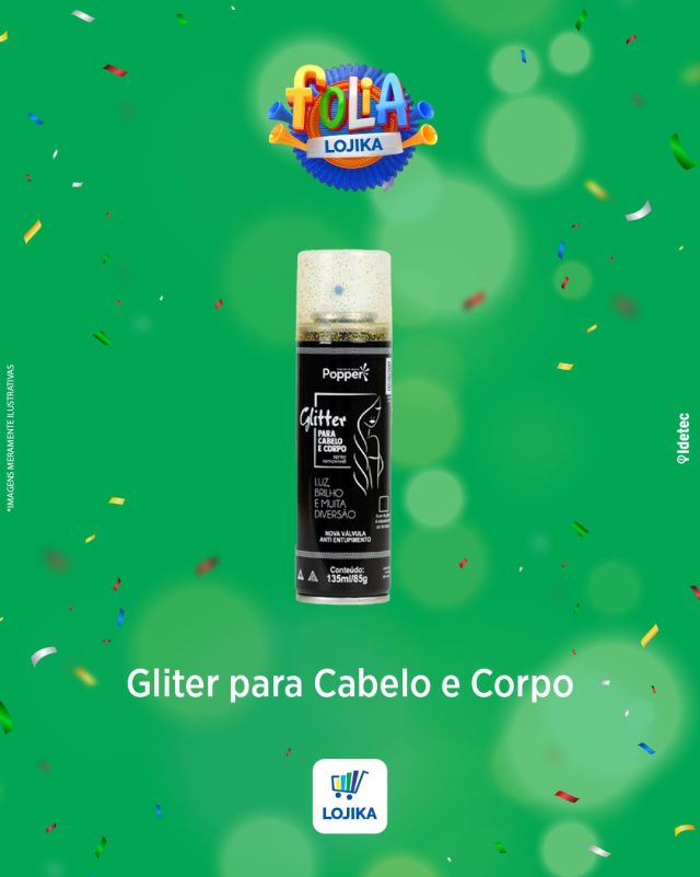 ✨🌟 Spray Glitter para Cabelo e Corpo – O Brilho Que Você Merece! 🌟✨
Transforme seu visual com muito glamour! ✨ O Spray Glitter é perfeito para Carnaval, festas e qualquer evento especial! Brilhe do jeito que quiser e destaque-se na folia! 🎉💖
🛍 Destaques do Spray Glitter:
✔ Aplicação rápida e brilho instantâneo.
✔ Seguro para pele e cabelo.
✔ Fácil de remover após a festa.
✔ Ideal para arrasar no look festivo!
🌟 Brilhe sem moderação e seja o destaque da festa!
🛒 Lojika Botucatu
⏰ Loja aberta diariamente das 9h às 22h.
📍 R. Amando de Barros, 1105 - Centro, Botucatu - SP, 18600-050
#Lojika #LojikaBotucatu #SprayGlitter #LookBrilhante