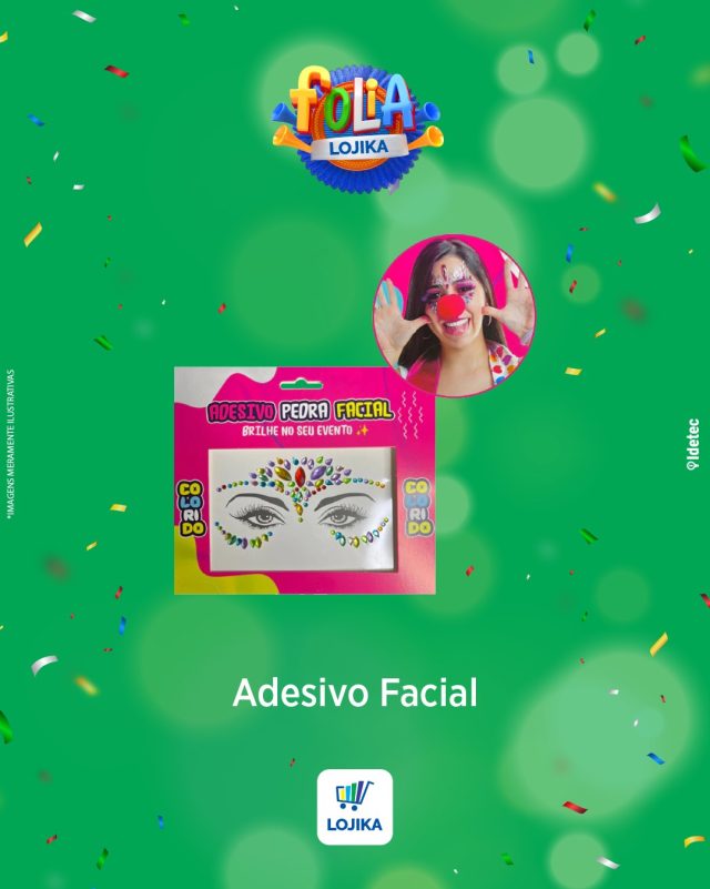 ✨🎭 Adesivo Facial – Brilho e Cor para Seu Carnaval! 🎭✨
O toque especial que faltava na sua maquiagem de Carnaval! Os Adesivos Faciais são fáceis de aplicar e garantem um look festivo e cheio de brilho em segundos. Arrase na folia com praticidade e muito estilo!
🛍 Por que você vai amar?
✔ Designs coloridos e brilhantes.
✔ Aplicação rápida e sem complicação.
✔ Perfeito para festas e eventos especiais.
🌟 Liberte sua criatividade e brilhe como nunca!
🛒 Lojika Botucatu
⏰ Loja aberta diariamente das 9h às 22h.
📍 R. Amando de Barros, 1105 - Centro, Botucatu - SP, 18600-050
#Lojika #LojikaBotucatu #VemPraLojika #CarnavalBrilhante #MakeCarnaval